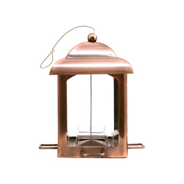 PerkyPet Feeder Antiq Copper Lantern 365 Zoro